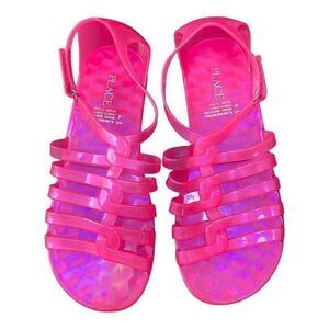 Children’s Place Size 4 Jelly Velcro Closure Youth Sandals